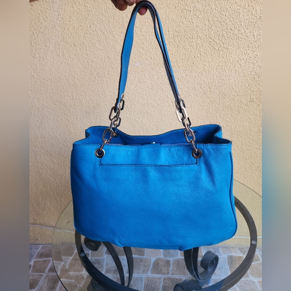 Michael Kors fulton chain summer blue shoulder bag - Picture 4 of 16